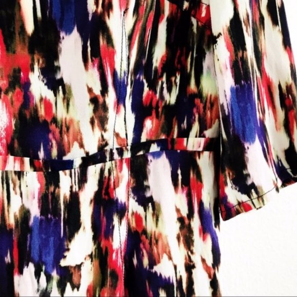 French Connection geometric colorful pattern dress - Picture 2 of 7